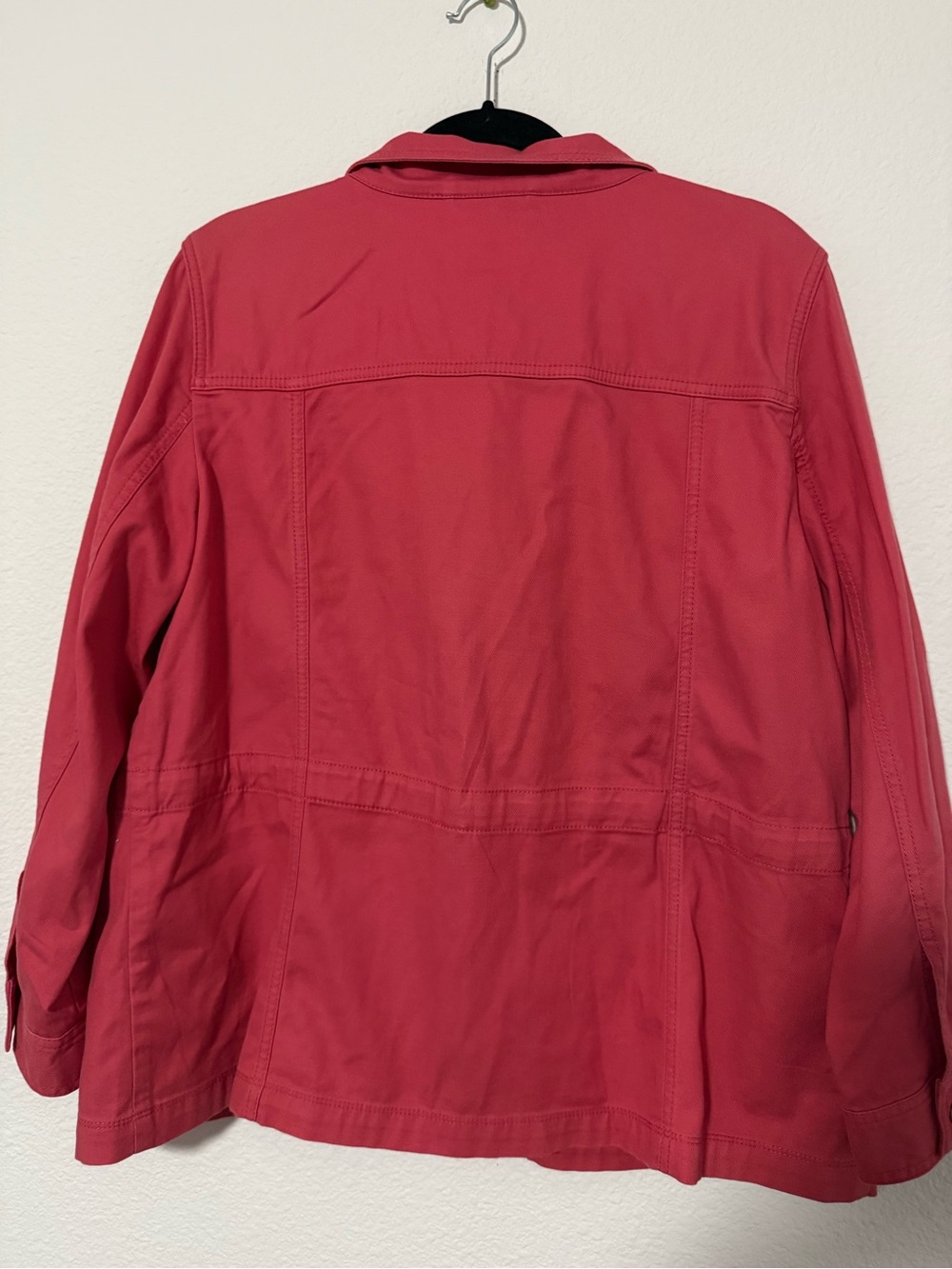 Talbots Women's Raspberry Pink Utility Jacket - Picture 8 of 15